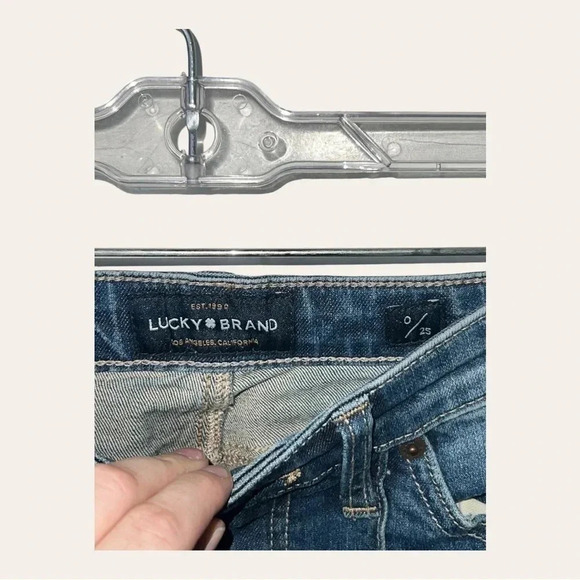 Women’s LUCKY BRAND MEDIUM WASH DENIM JEANS SIZE 0/25 - Picture 6 of 10